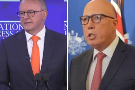 Albanese (left), Dutton (right)