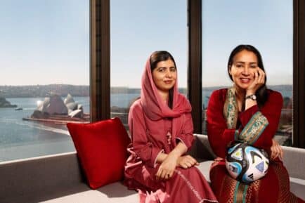 Manal Al Sharif and Malala Yousafzai