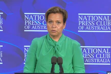 Michelle Rowland at the National Press Club