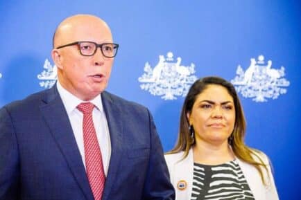 Peter Dutton and Jacinta Nampijinpa Price.